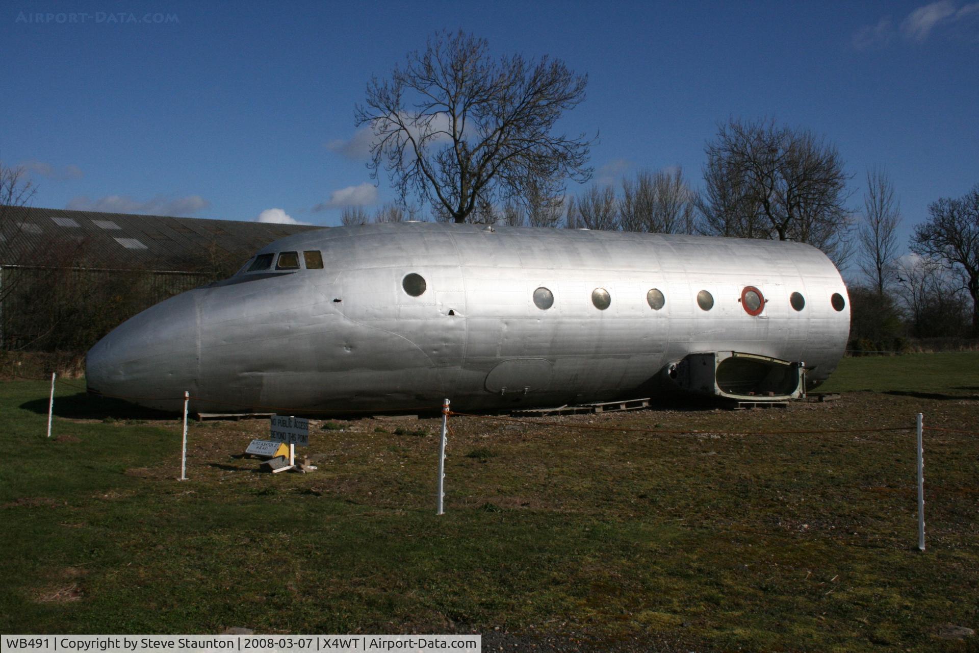 WB491, 1951 Avro 706 Ashton C/N 1396, Newark Air Museum, March 2008
