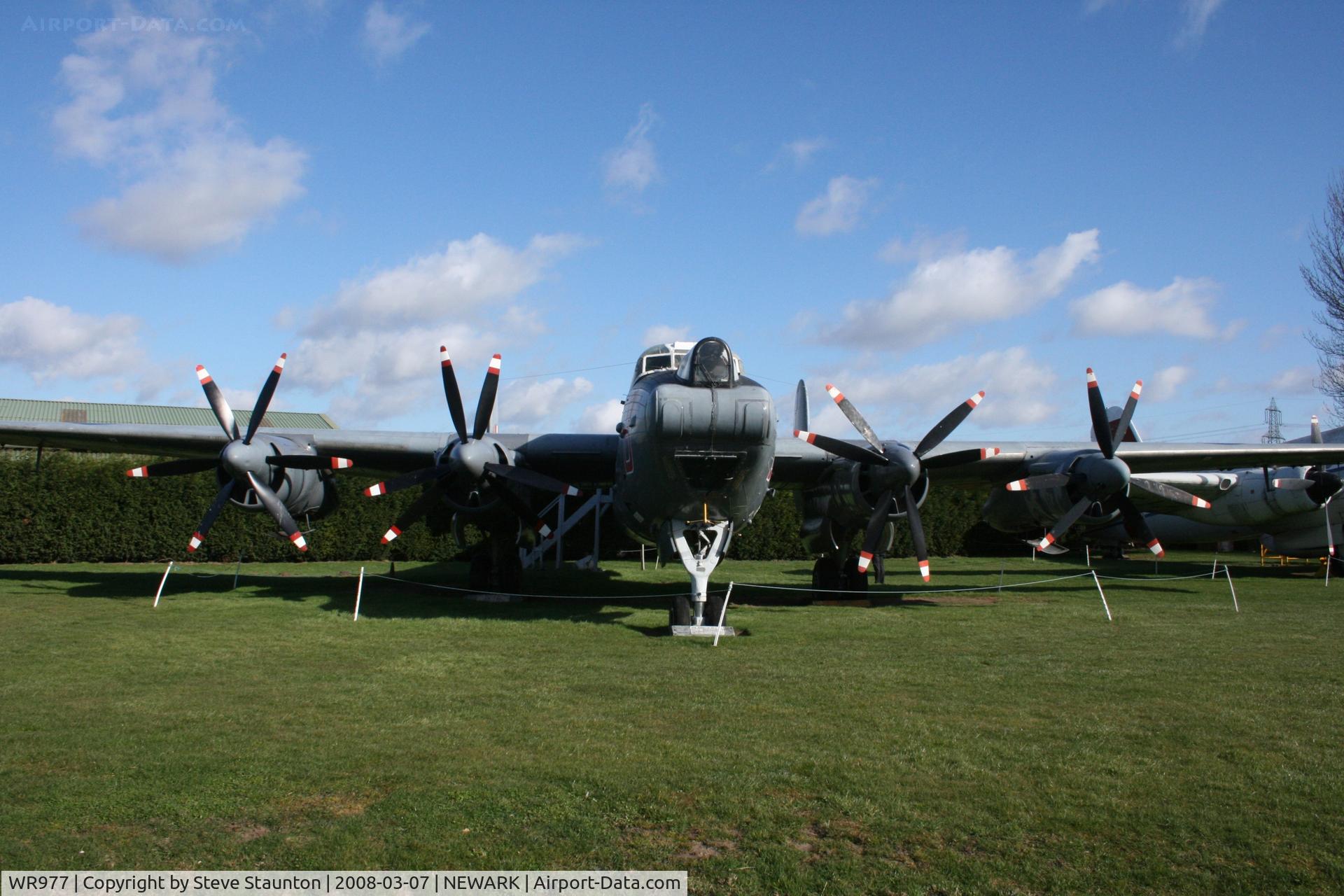 WR977, Avro 716 Shackleton MR.3 C/N Not found WR977, Newark Air Museum, March 2008