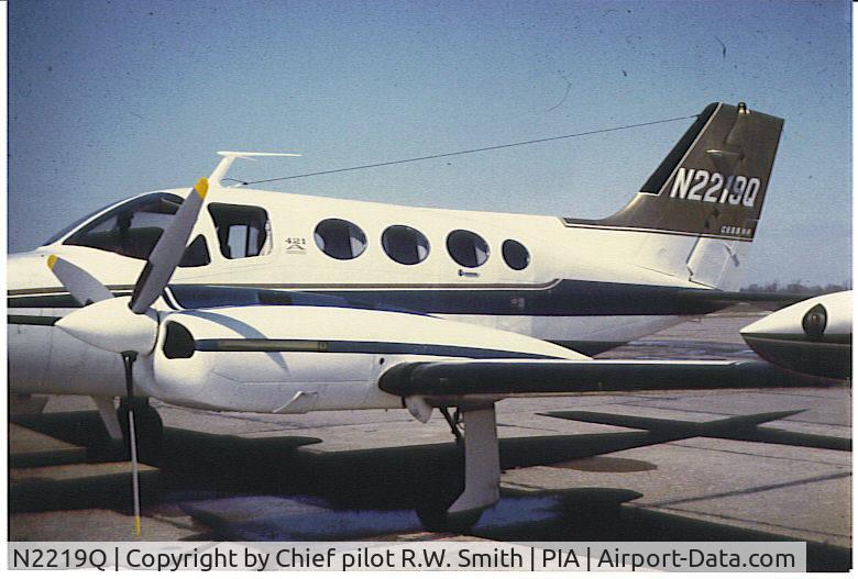 N2219Q, 1968 Cessna 421A Golden Eagle C/N 421A0019, Bought new in E. Alton