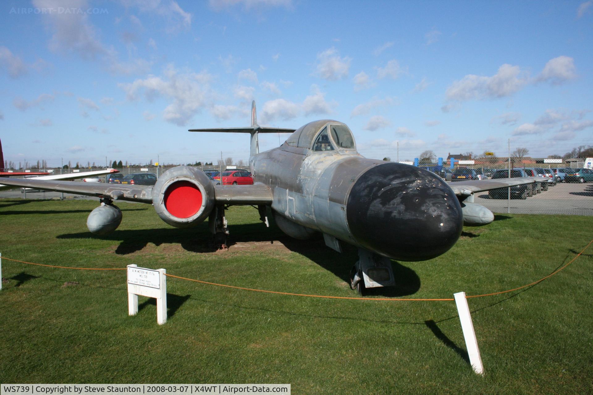 WS739, Gloster Meteor NF(T).14 C/N Not found WS739, Newark Air Museum, March 2008
