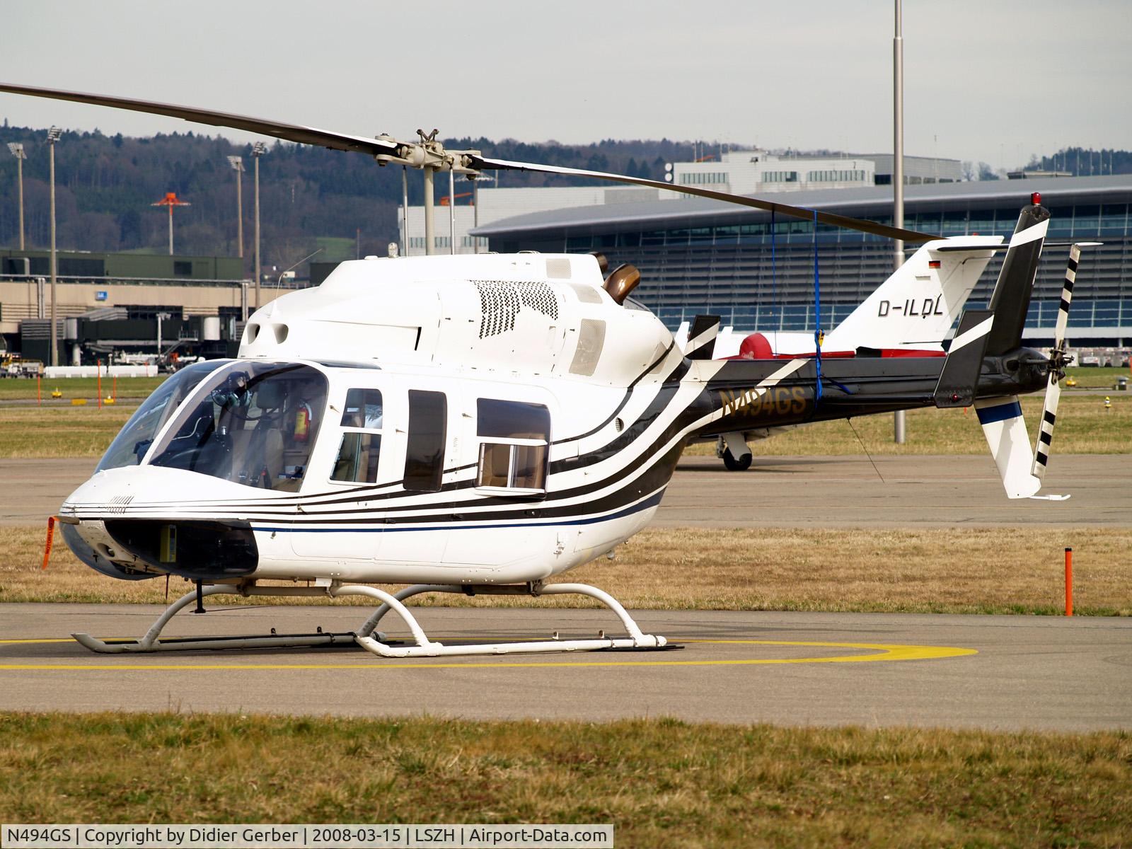 N494GS, 1980 Bell 206L-1 LongRanger II C/N 45494, Previously registred HB-ZCJ in Switzerland between 2000 and 2004