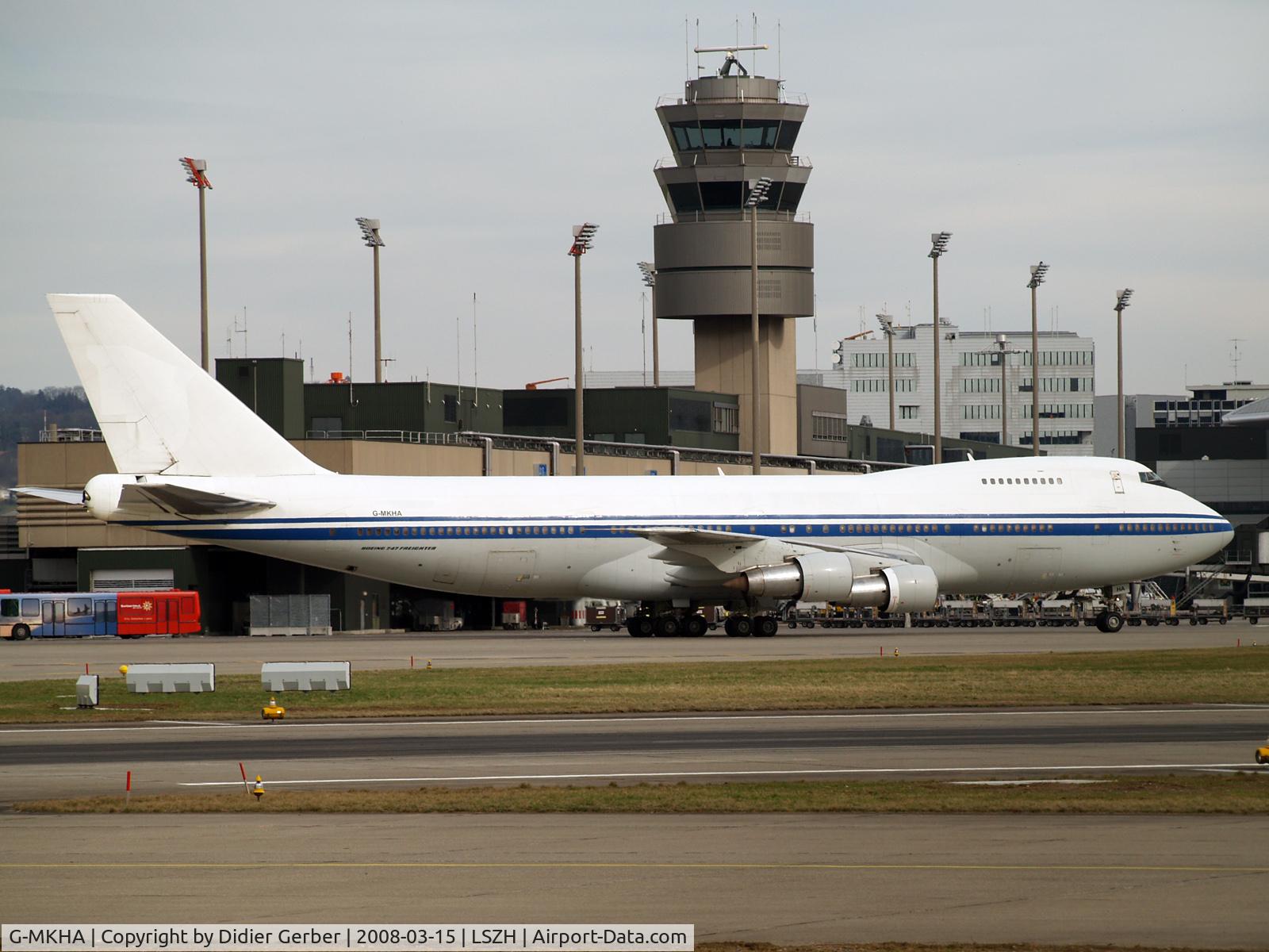 G-MKHA, 1983 Boeing 747-2J6B C/N 23071, Special visitor to LSZH