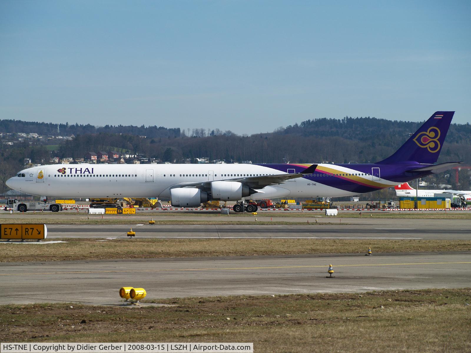 HS-TNE, 2005 Airbus A340-642 C/N 719, Flight TG 971 to Bangkok