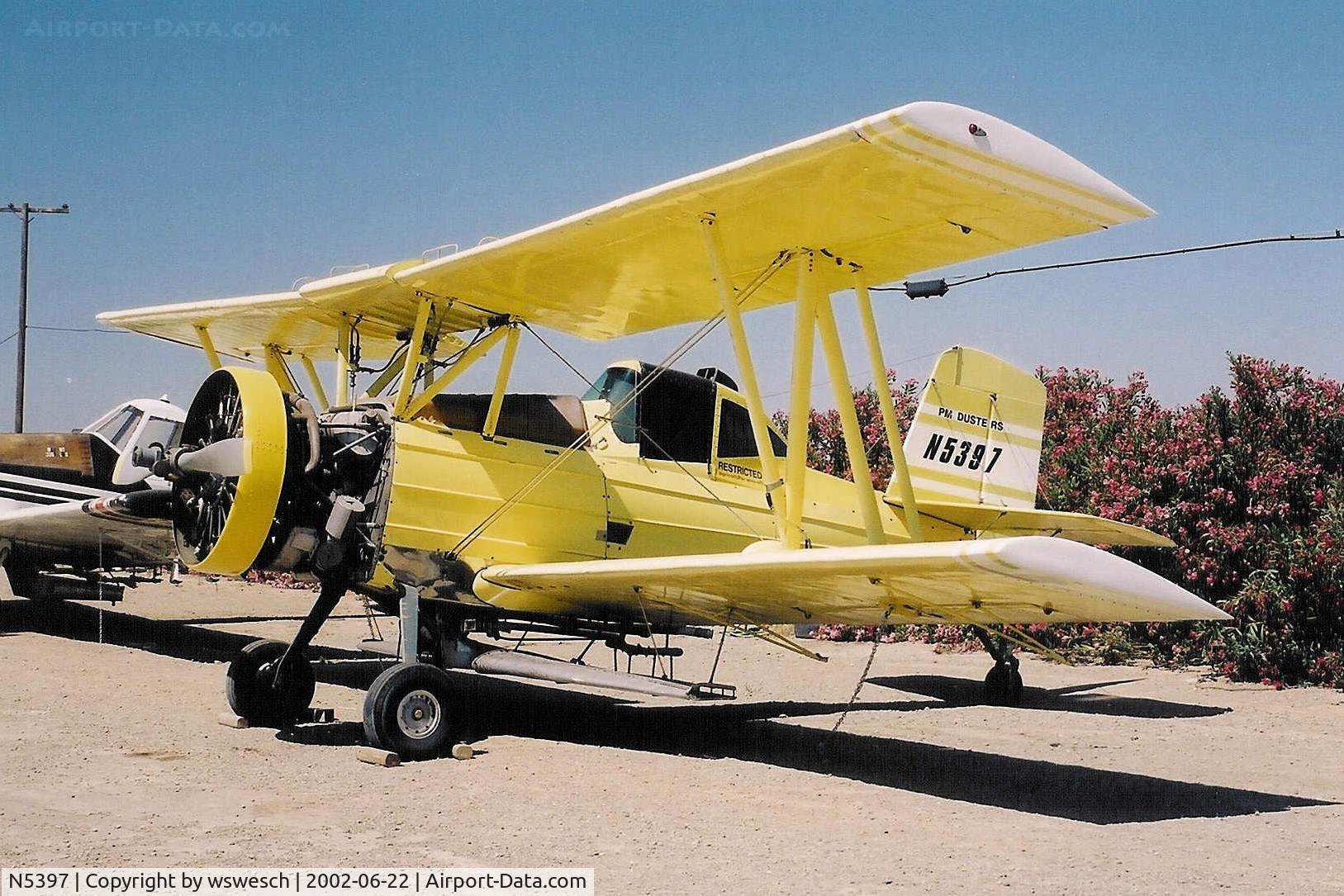 N5397, 1973 Grumman-Schweizer G-164A C/N 1151, 1973 Ag-Cat G-164A, #1151.  Newman Aviation - Newman, California.