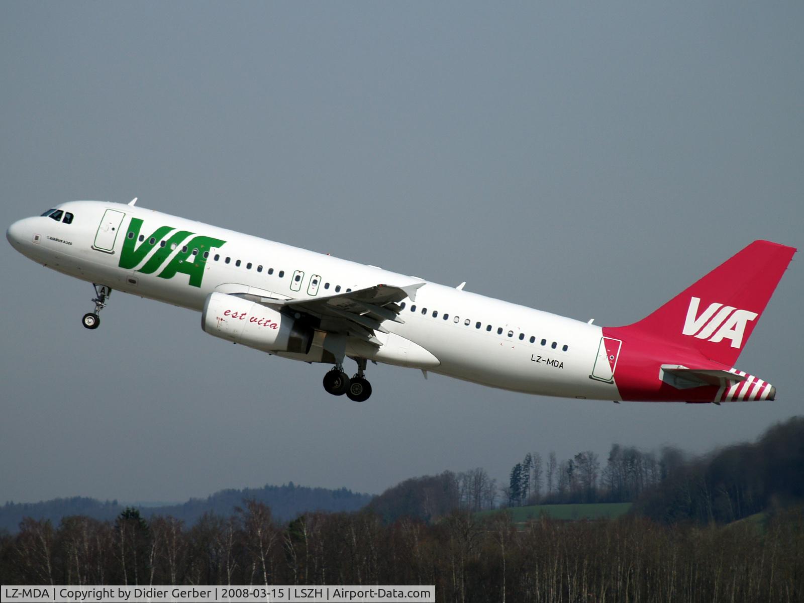 LZ-MDA, 2006 Airbus A320-232 C/N 2732, Take-off on rwy 28