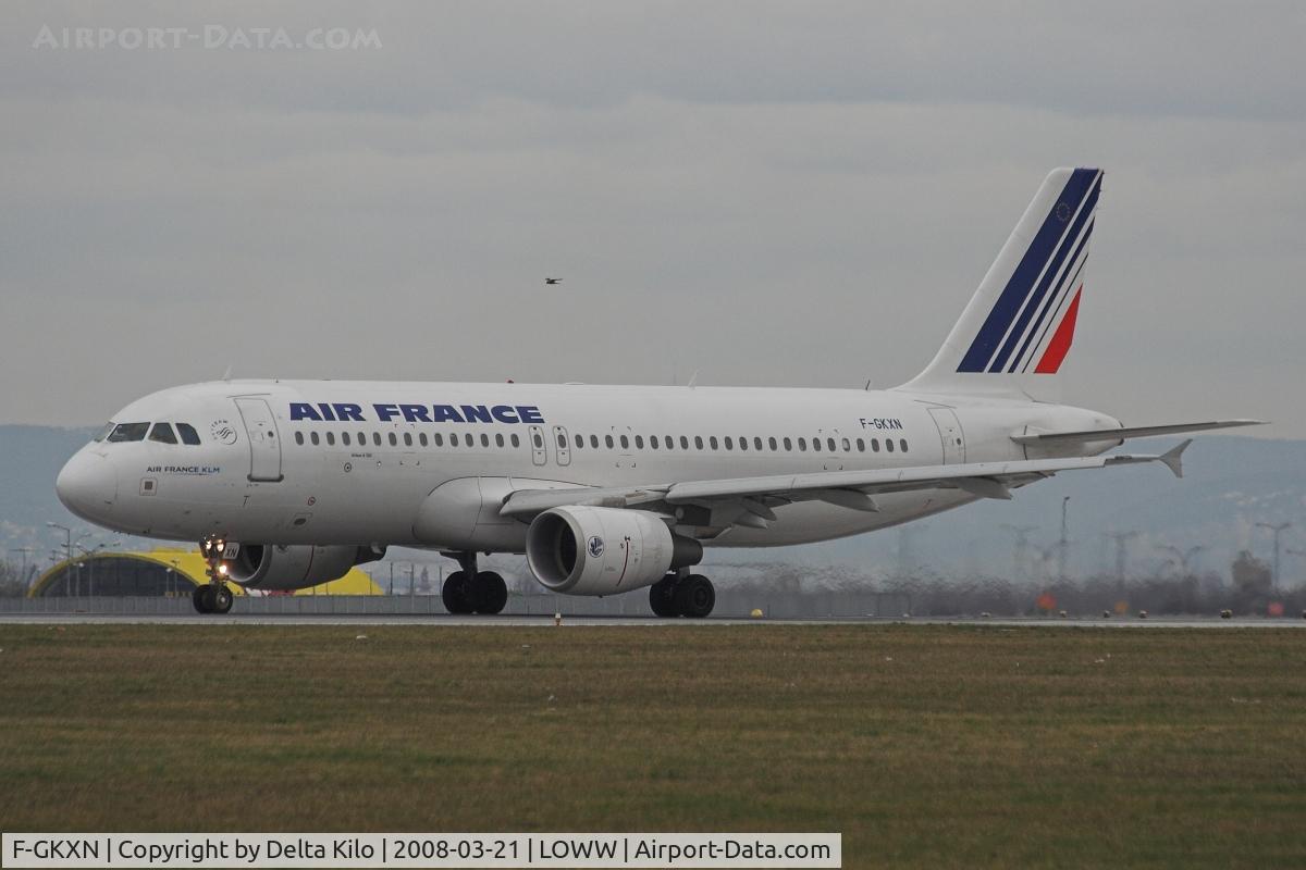 F-GKXN, 2006 Airbus A320-214 C/N 3008, AIR FRANCE  A320-214