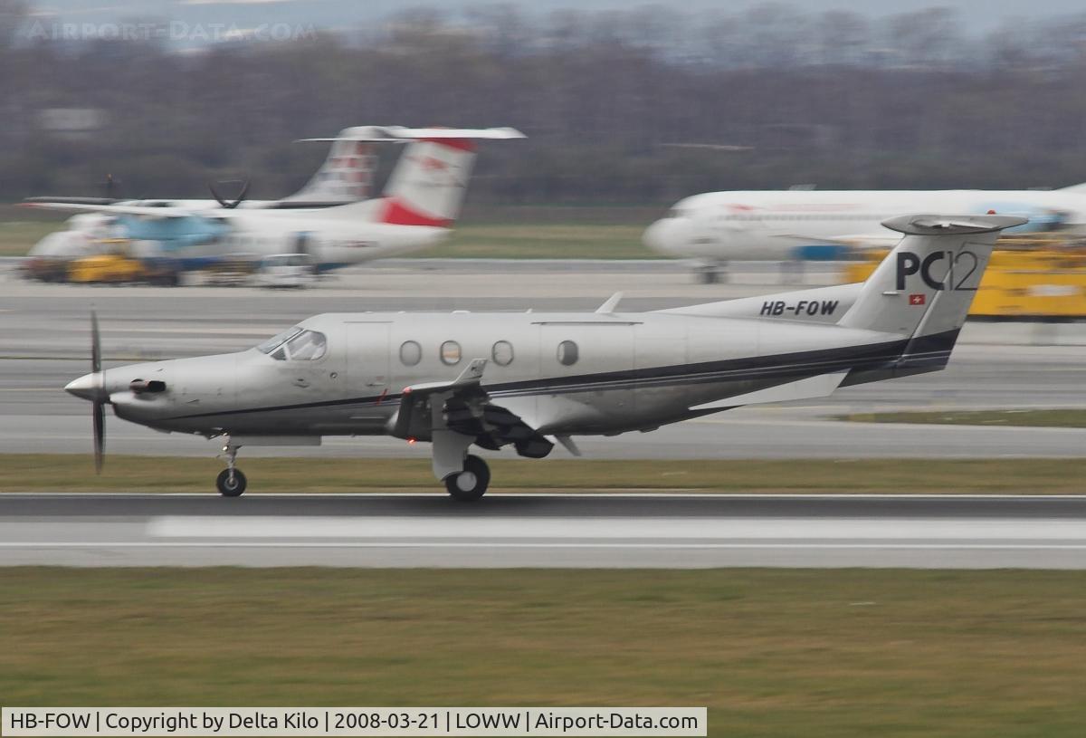 HB-FOW, 2001 Pilatus PC-12/45 C/N 411, Future Finance Corporation, Zug