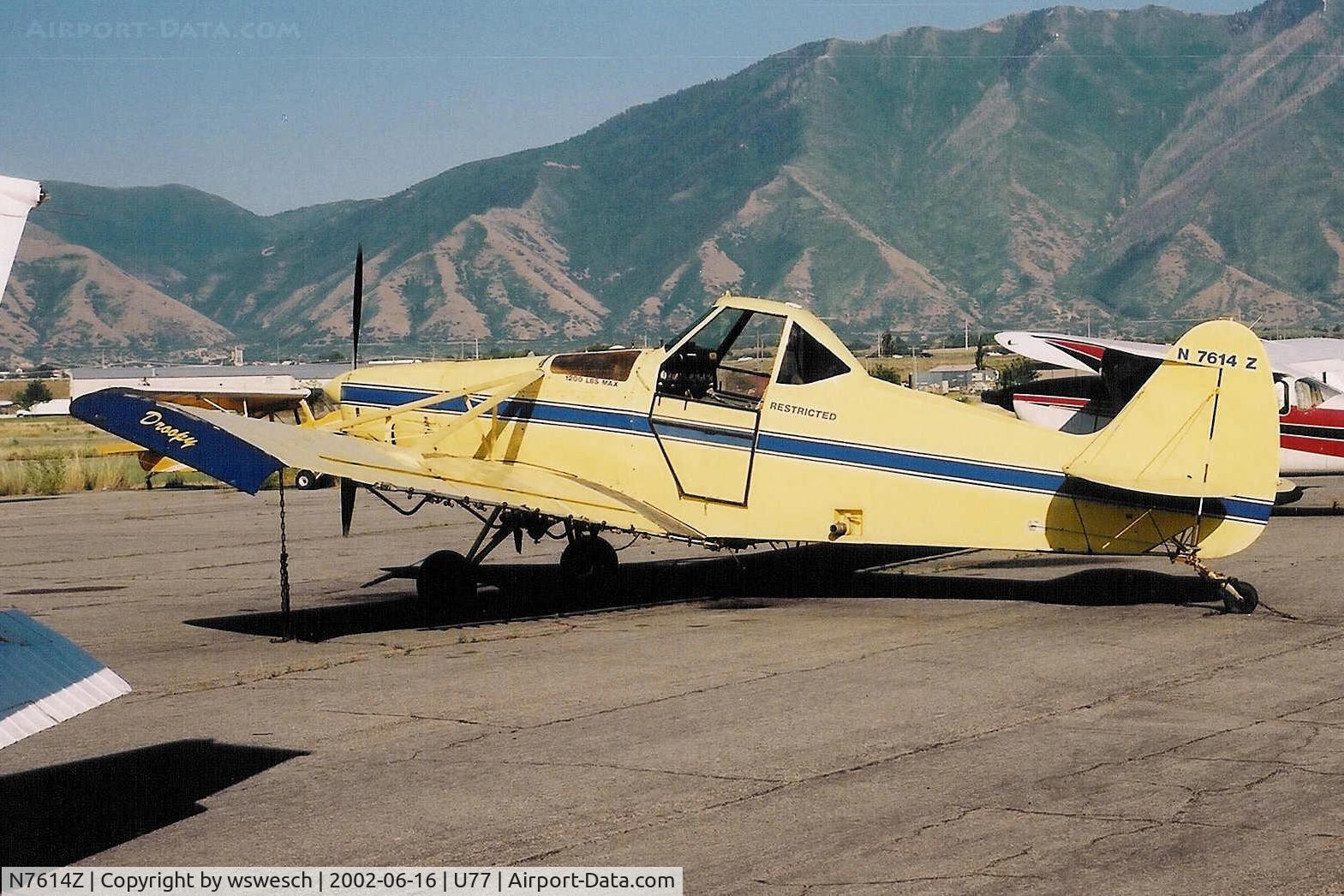 N7614Z, 1965 Piper PA-25-235 C/N 25-3723, 1965 Piper PA-25-235B, #25-3723.  Spanish Fork Flying Service - Spanish Fork, Utah.