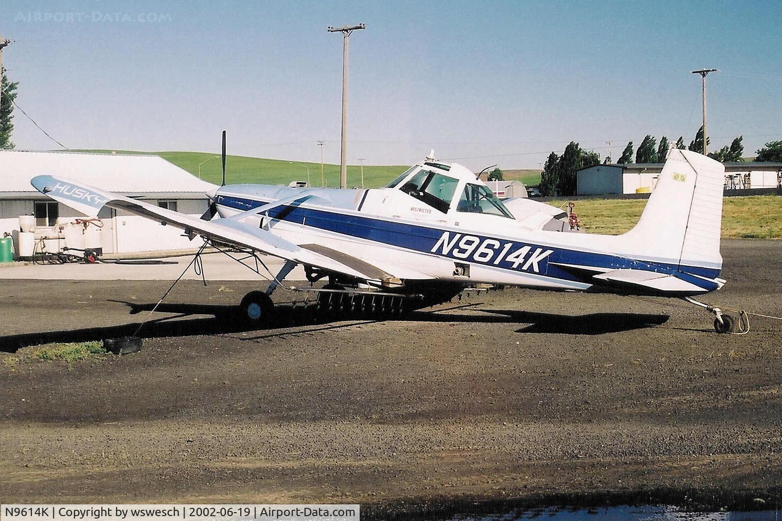 N9614K, 1983 Cessna T188C C/N T18803962T, 1983 Cessna T188C AgHusky, #T18803962T.  Passmore Aviation - Dusty, Washington.