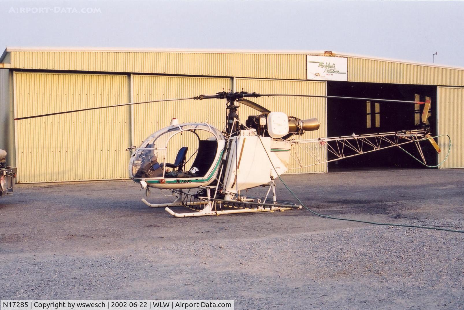 N17285, 1973 Aérospatiale SA-315B Lama C/N 2333, 1973 SA-315B Lama, #2333.  Michaud Aviation - Willows, California.