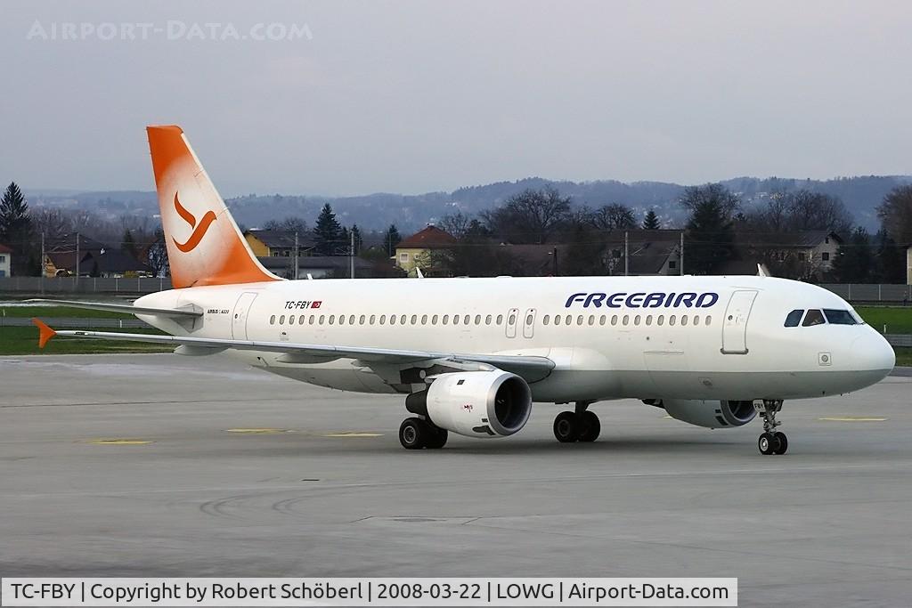 TC-FBY, 1991 Airbus A320-211 C/N 283, Charter to Antalya