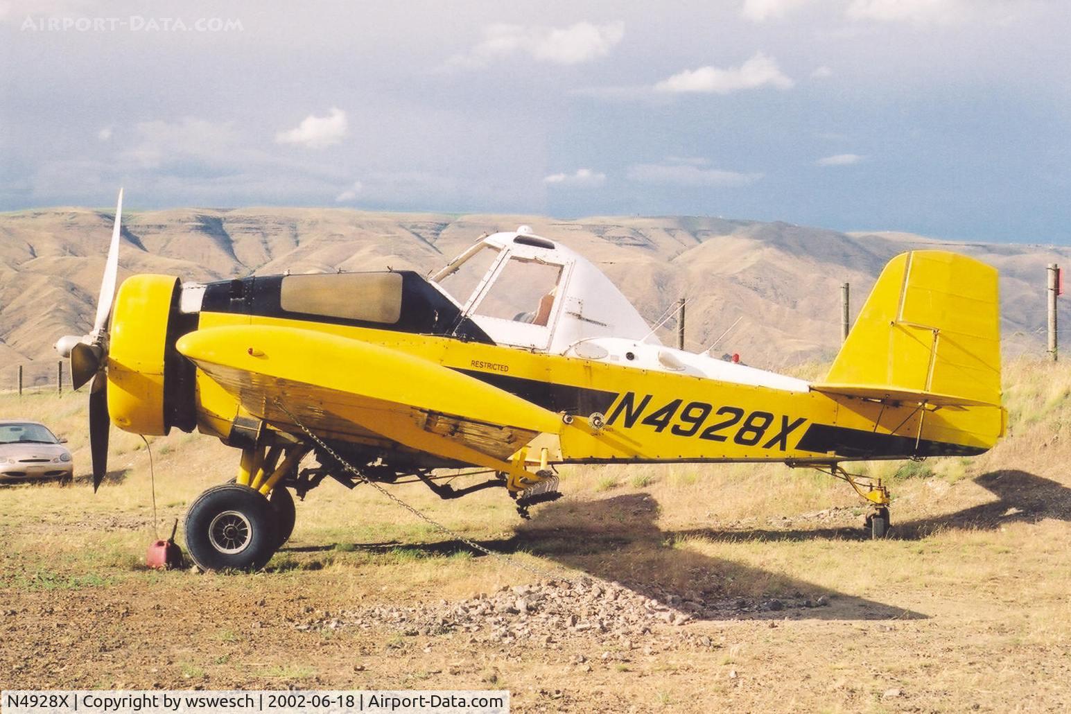 N4928X, 1974 Rockwell International S-2R Thrush Commander C/N 2129R, 1974 Rockwell S-2R Thrush, #2129R.  R-1820 Serv-Aero 