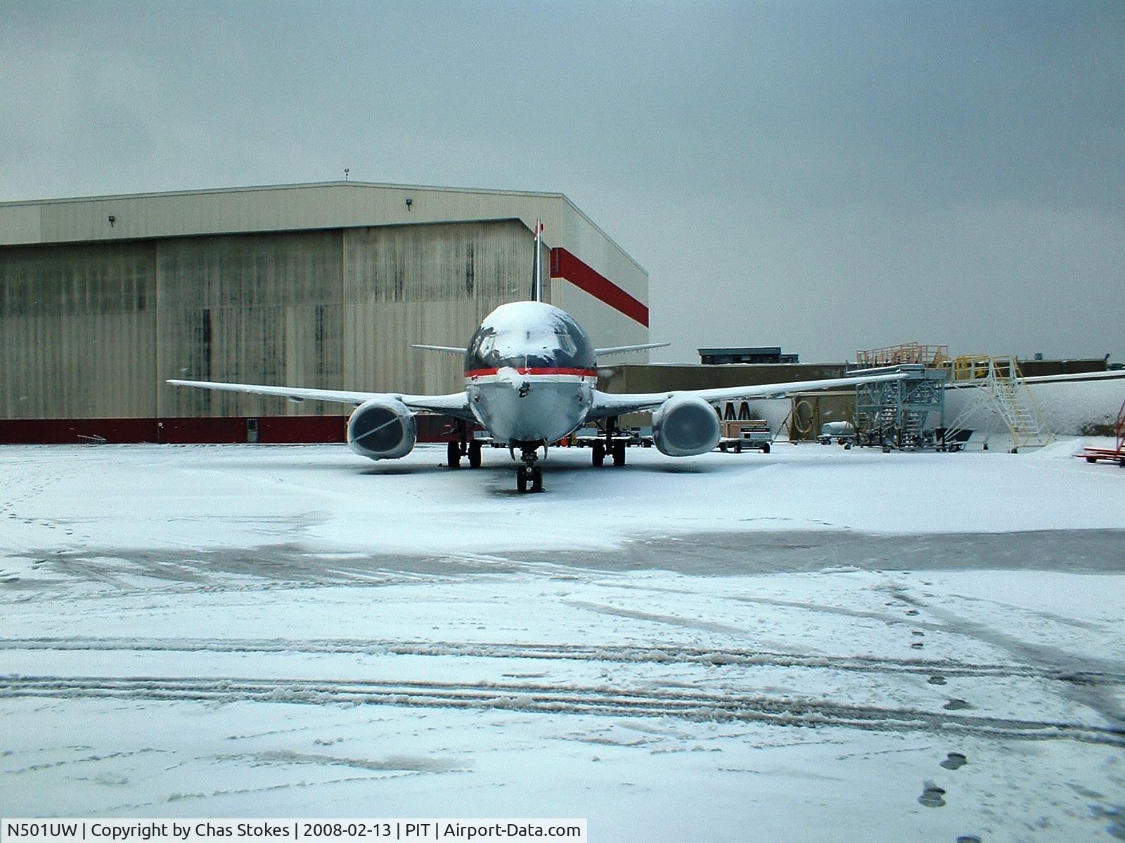 N501UW, 1985 Boeing 737-301 C/N 23231, Bagged Up.