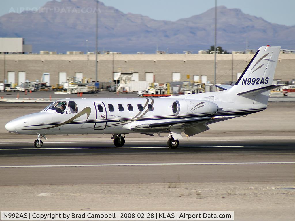 N992AS, 1979 Cessna 550 Citation II C/N 550-0338, Privately Owned - AGP Enterprises, Parker, Arizona / 1979 Cessna 550 Citation II