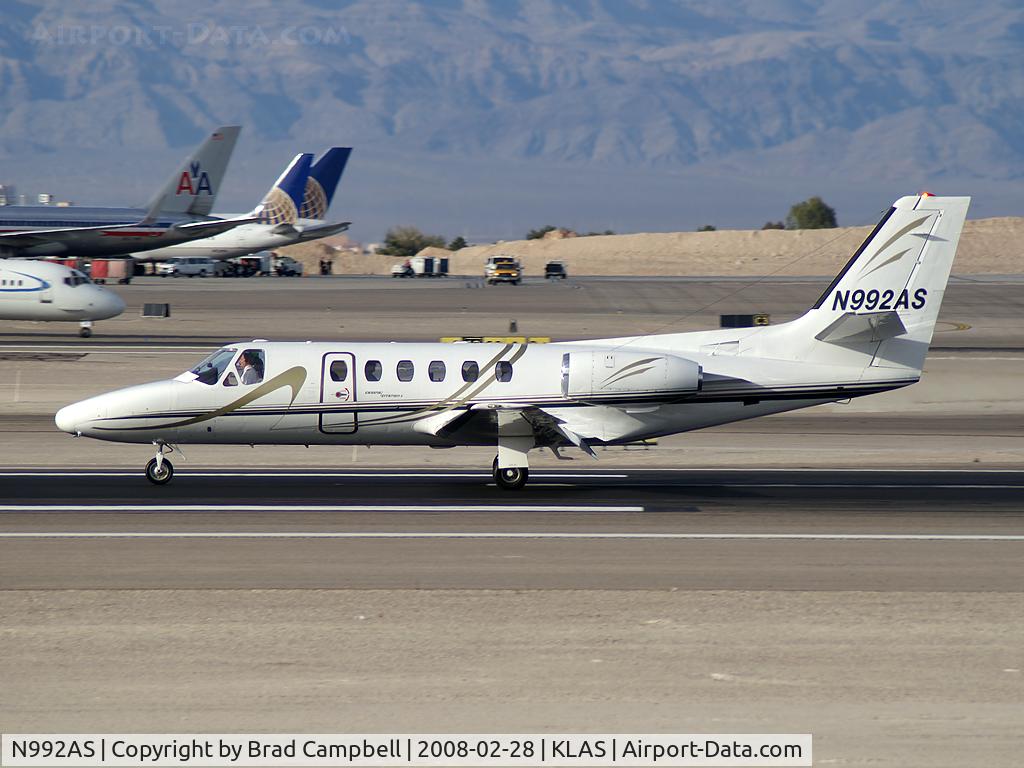 N992AS, 1979 Cessna 550 Citation II C/N 550-0338, Privately Owned - AGP Enterprises, Parker, Arizona / 1979 Cessna 550 Citation II