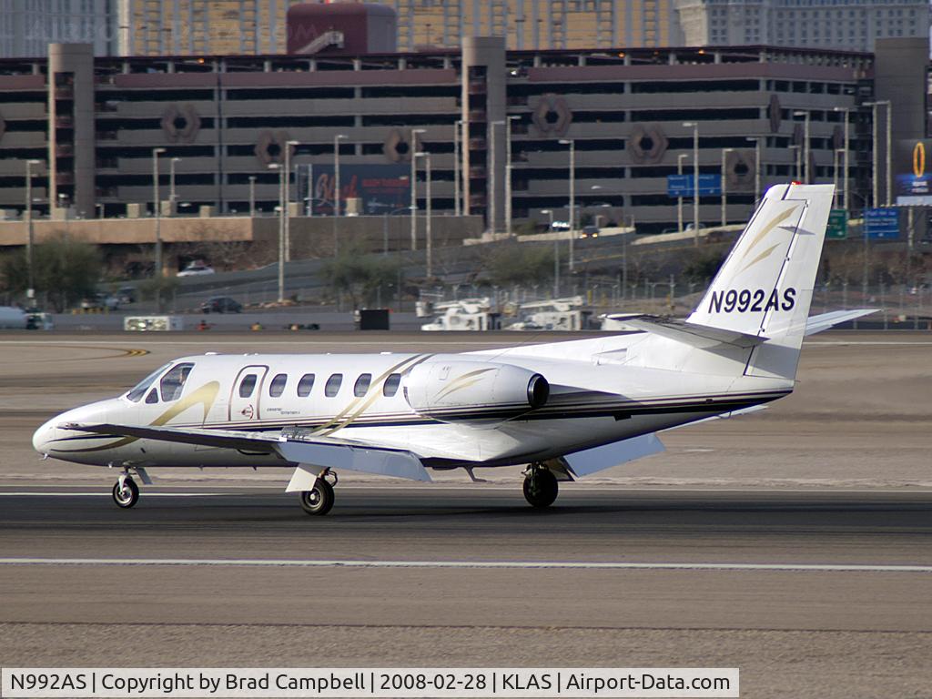 N992AS, 1979 Cessna 550 Citation II C/N 550-0338, Privately Owned - AGP Enterprises, Parker, Arizona / 1979 Cessna 550 Citation II