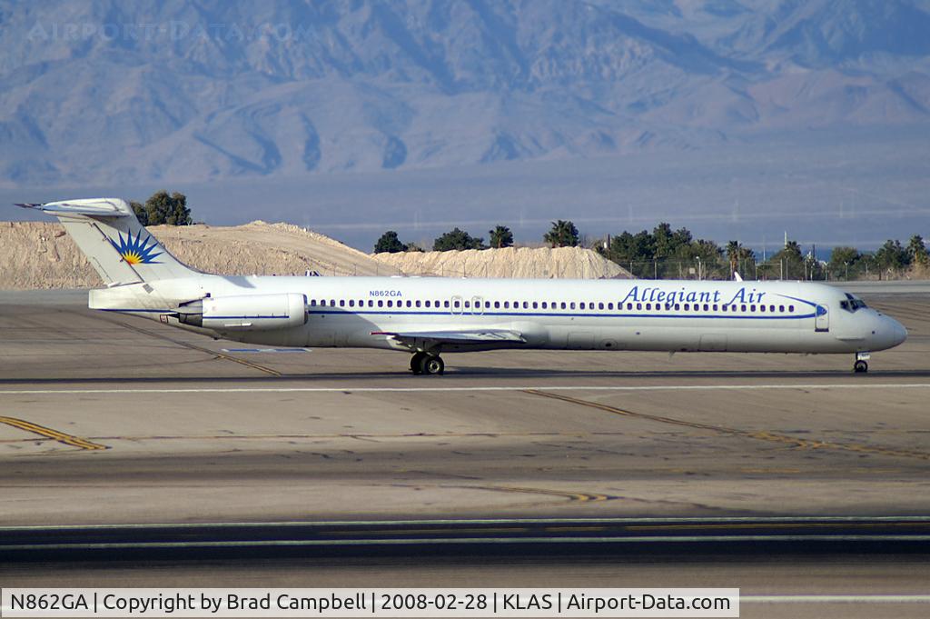 N862GA, 1987 McDonnell Douglas MD-83 (DC-9-83) C/N 49556, Allegiant Air / 1987 McDonnell Douglas DC-9-83(MD-83)