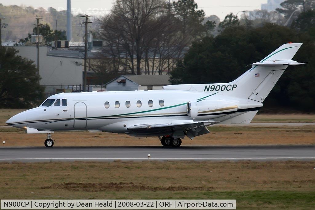 N900CP, 1979 British Aerospace HS.125 Series 700A C/N 257066, Allied Services, Inc. 1979 British Aerospace HS 125-700A N900CP rolling out on RWY 5 after arrival from Trenton Mercer (KTTN).