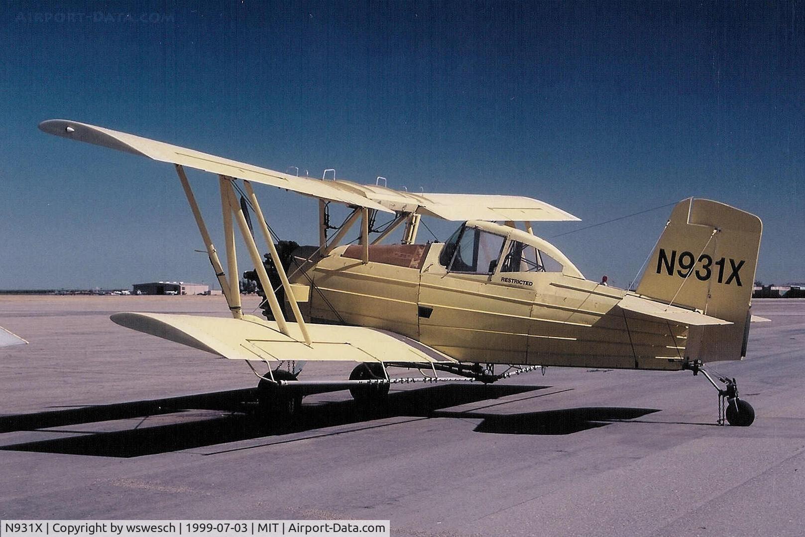 N931X, Grumman G-164A C/N 443, 1967 Ag-Cat G-164A, #443.