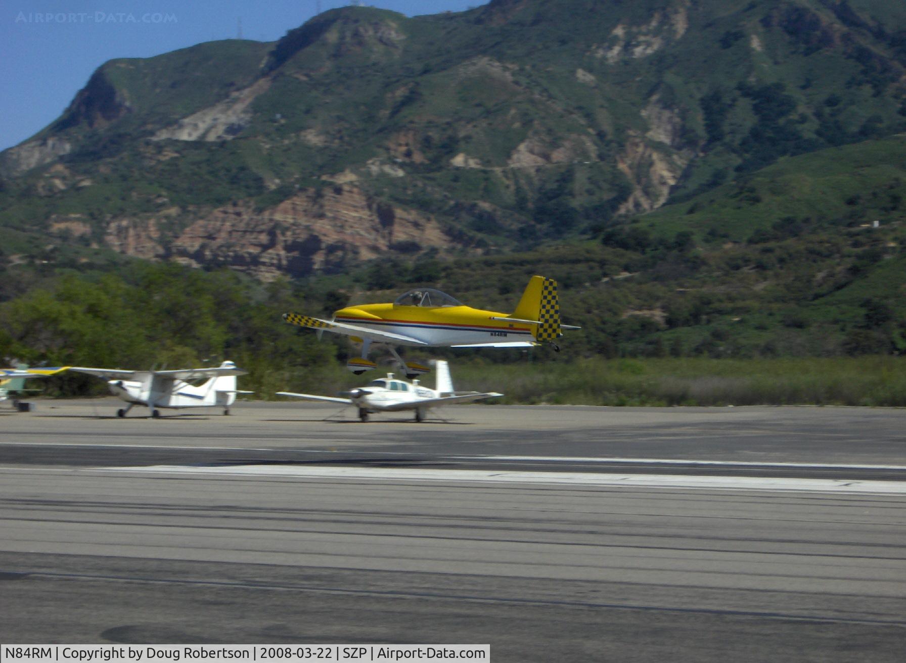 N84RM, 2003 Vans RV-4 C/N 115, 2003 Mashburn VAN's RV-4, Lycoming O-320, takeoff Rwy 04