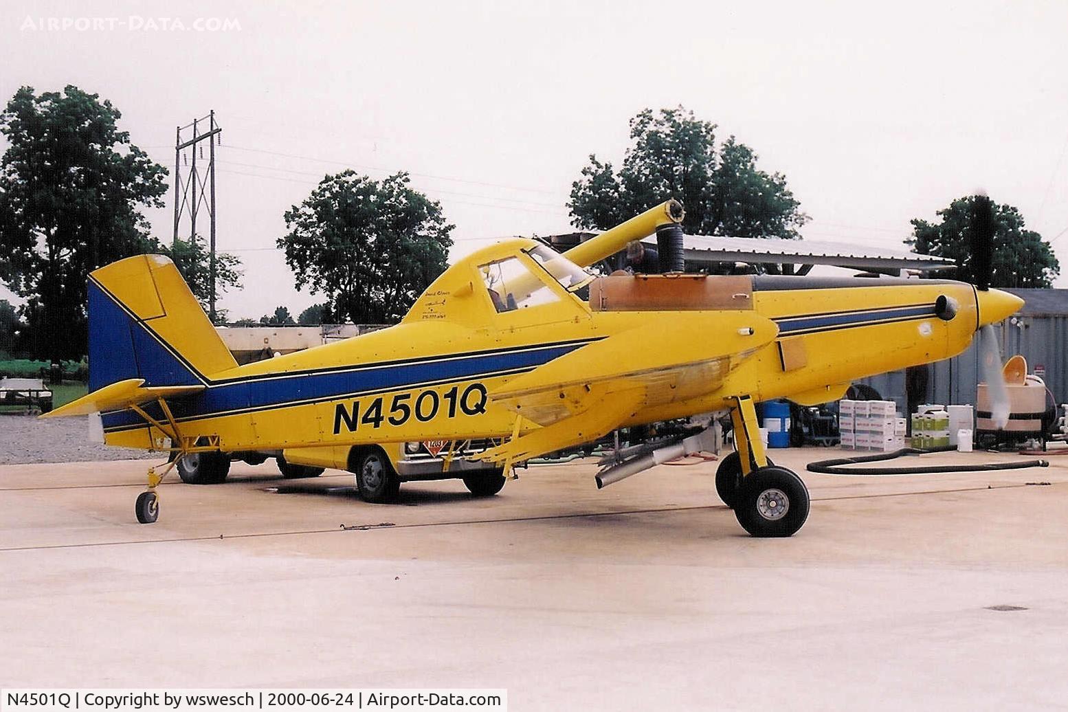 N4501Q, 1990 Air Tractor Inc AT-502 C/N 502-0086, 1990 Air Tractor AT-502, #502-0086.  Glover Flying Service - Tillar, Arkansas.