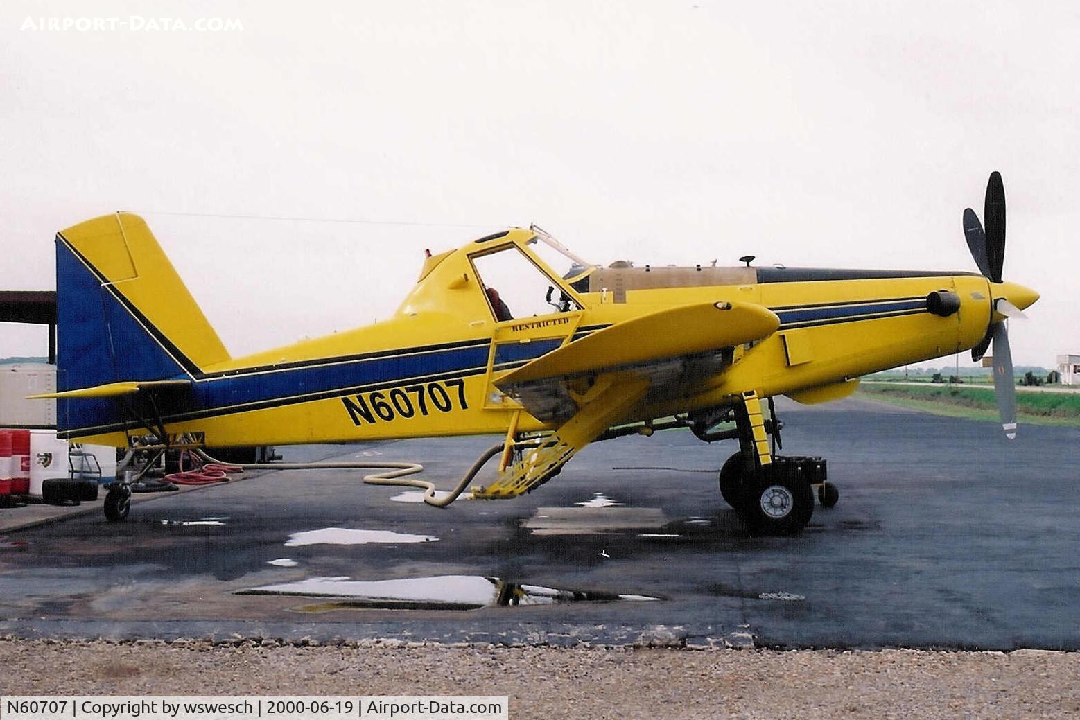 N60707, 1996 Air Tractor Inc AT-502A C/N 502A-0347, 1996 Air Tractor AT-502A, #502A-0347.  Southern Aire - Cotton Plant, Arkansas.