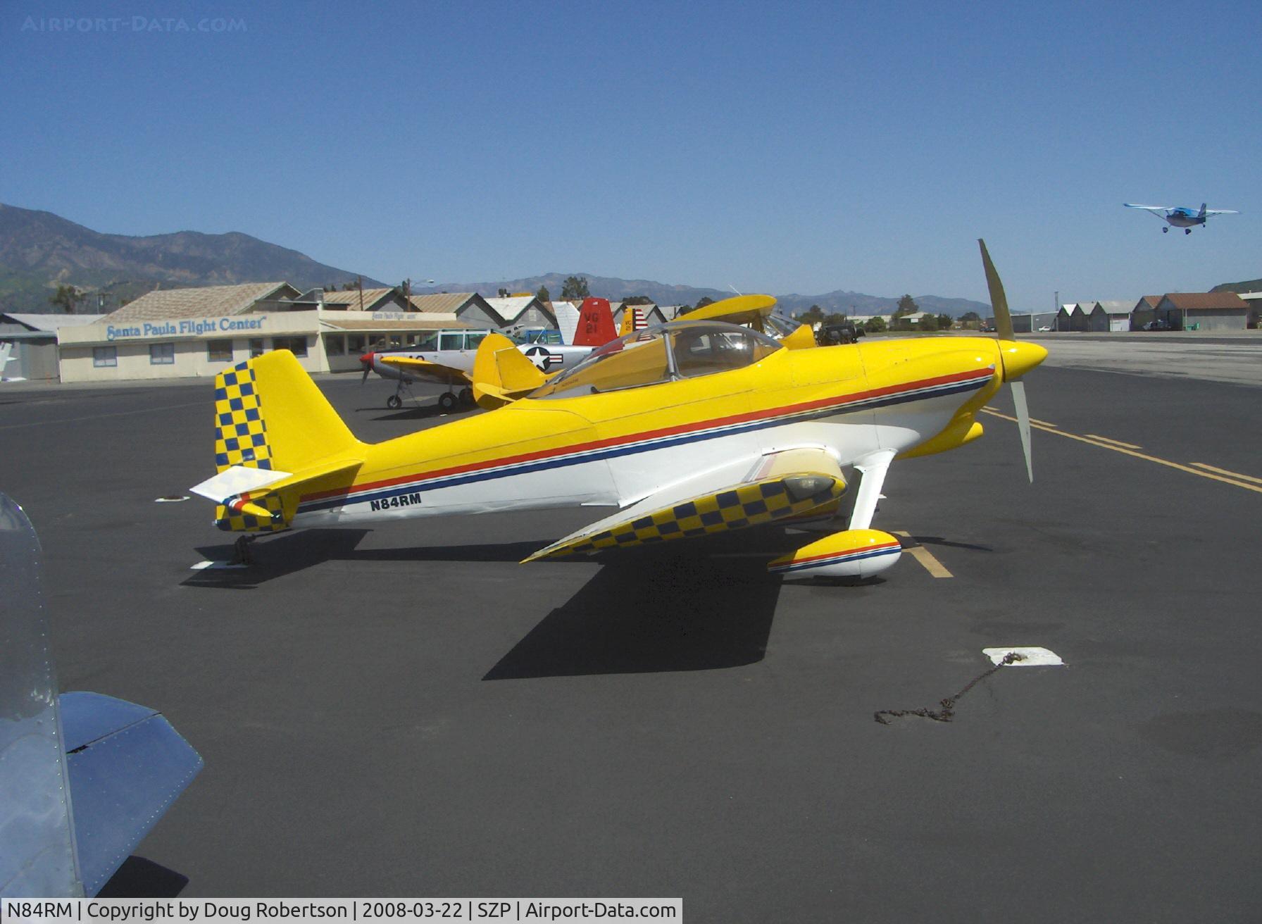 N84RM, 2003 Vans RV-4 C/N 115, 2003 Mashburn VAN's RV-4, Lycoming O-320