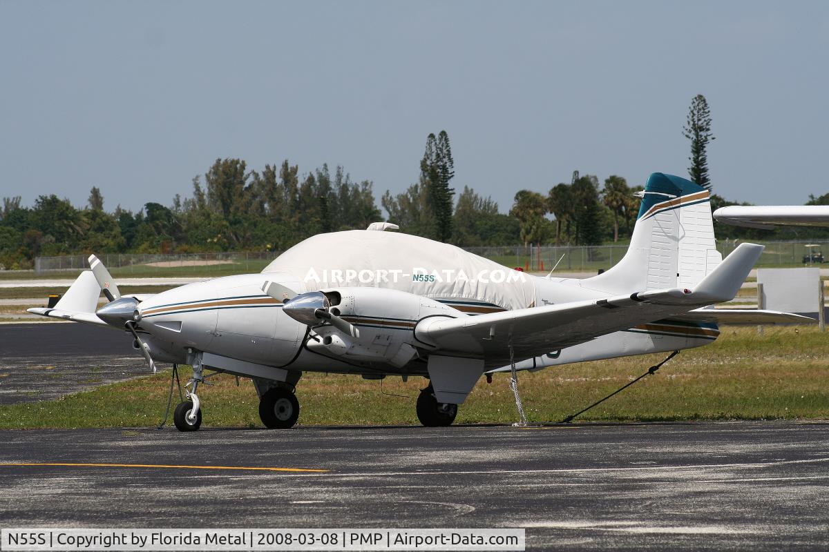 N55S, 1965 Beech D95A Travel Air C/N TD-631, Beech D95A Travelair