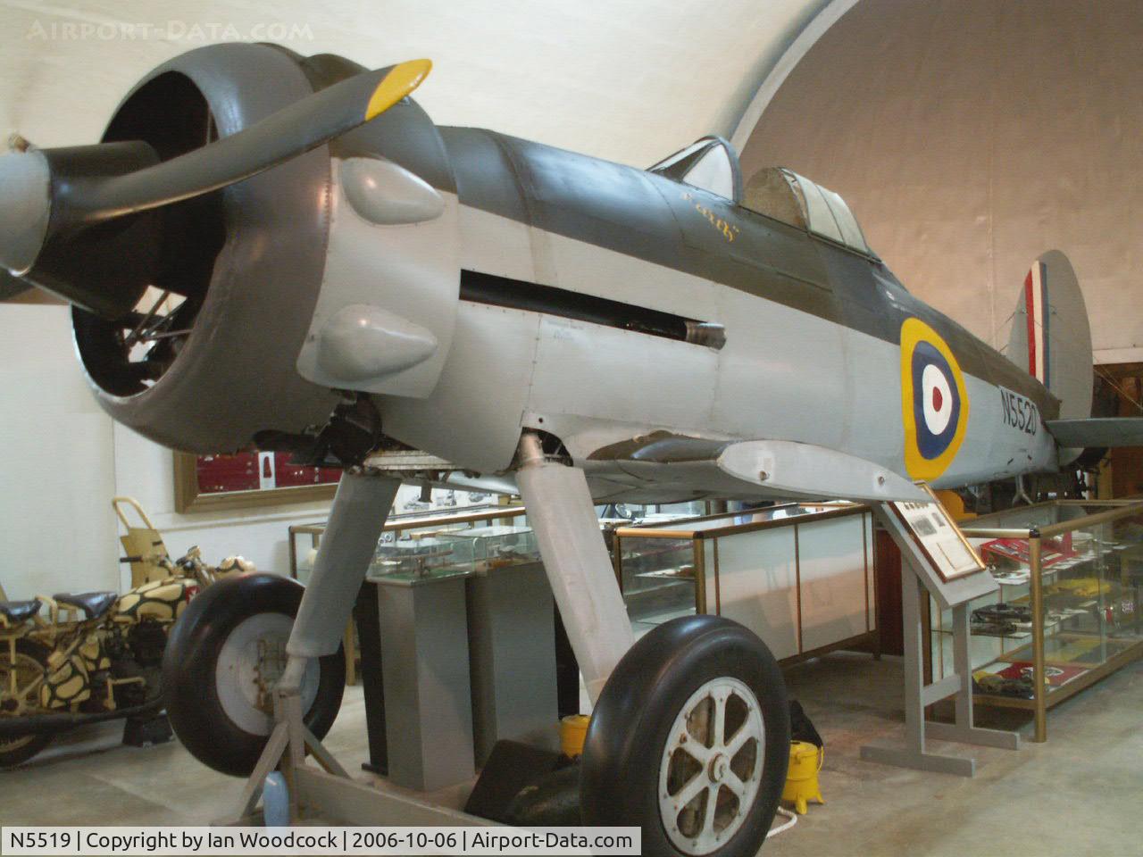 N5520, 1940 Gloster Sea Gladiator C/N Not found N5519, Gloster Sea Gladiator/