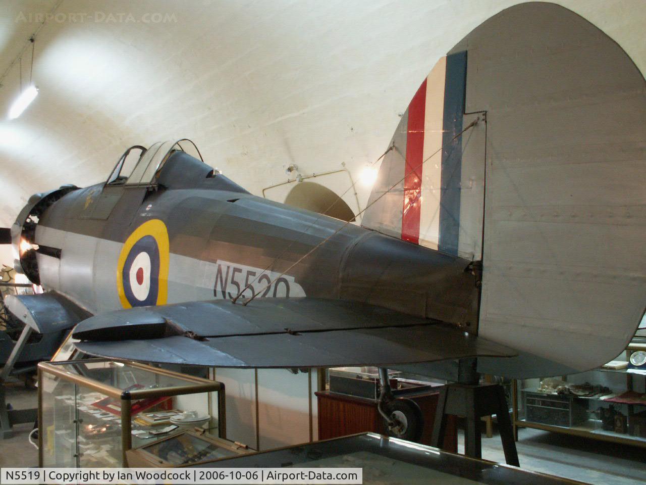 N5520, 1940 Gloster Sea Gladiator C/N Not found N5519, Gloster Sea Gladiator/