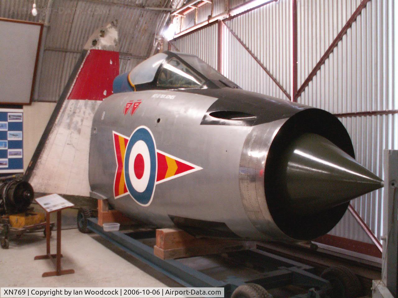 XN769, 1962 English Electric Lightning F.2 C/N 95122, English Electric Lightning-F2/Preserved/Ta'Qali,Malta (Nose only)