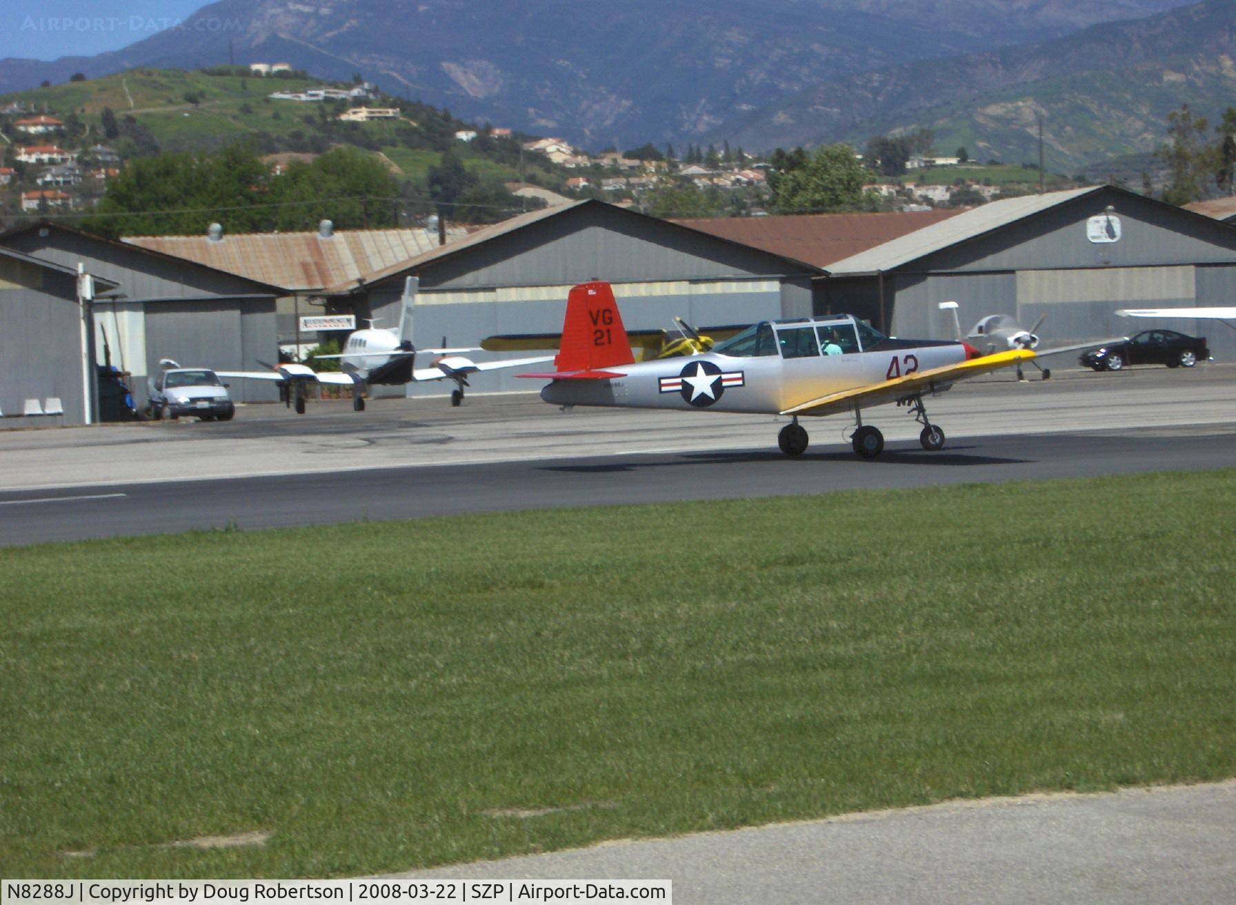 N8288J, 1979 Varga 2150A Kachina C/N VAC-134-79, 1979 Varga Kachina 2150A, Lycoming O-320-A2C 150 Hp, landing roll Rwy 04