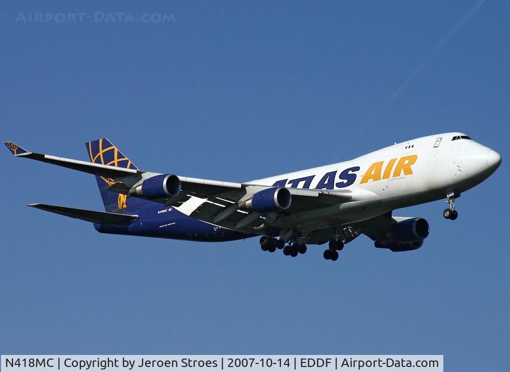 N418MC, 2002 Boeing 747-47UF C/N 32840, .