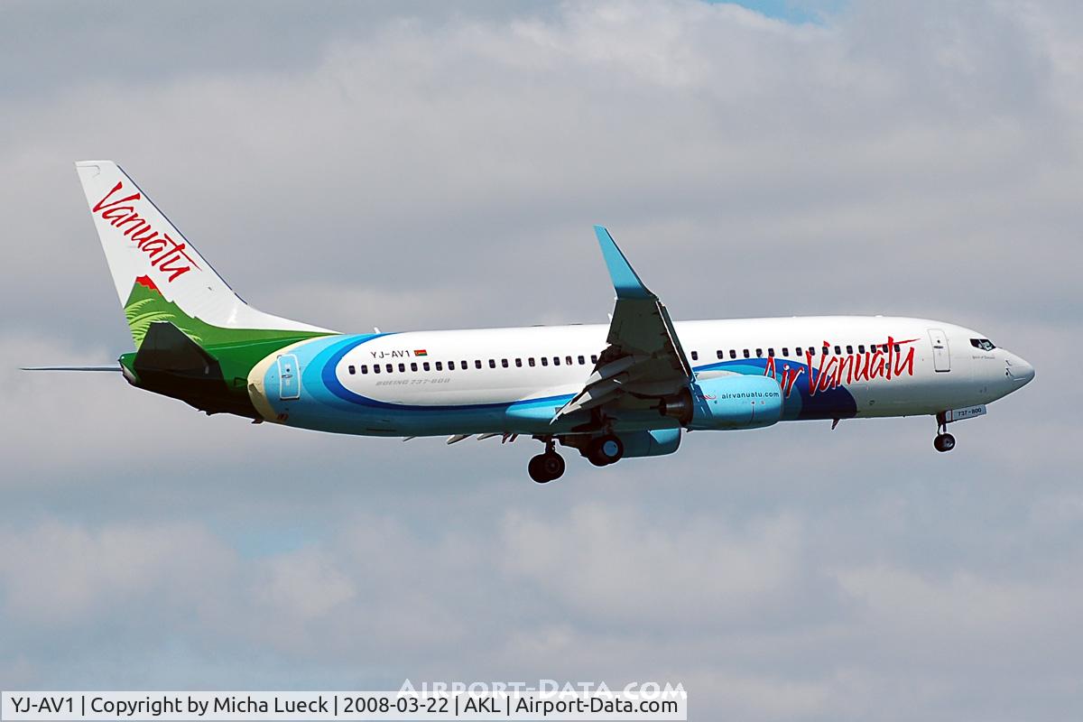 YJ-AV1, 2007 Boeing 737-8Q8 C/N 30734, Funky colours!