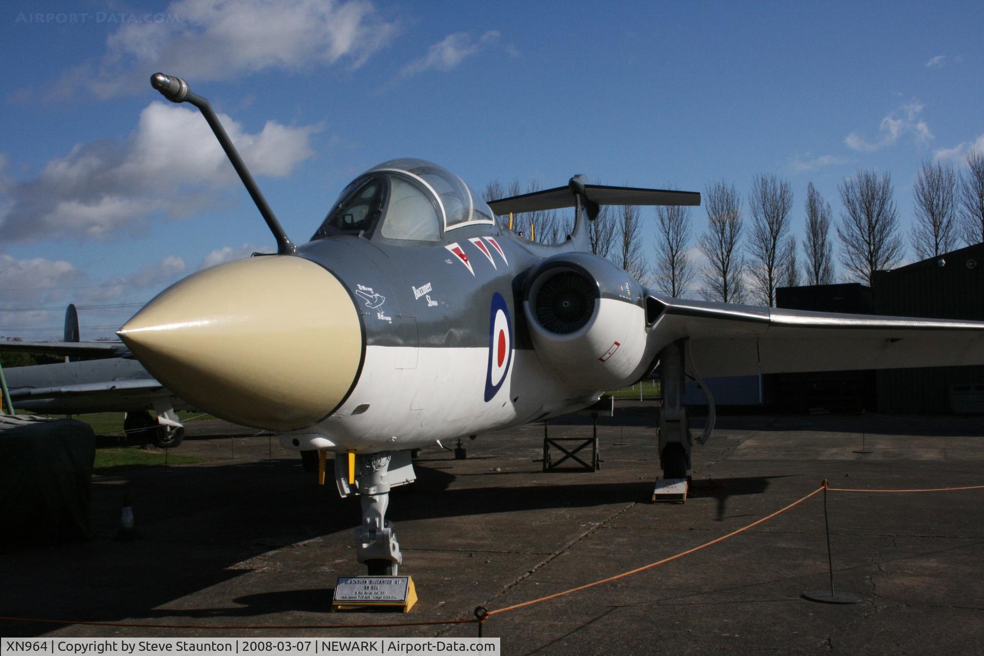 XN964, 1963 Blackburn Buccaneer S.1 C/N B3-19-62, Newark Air Museum, March 2008