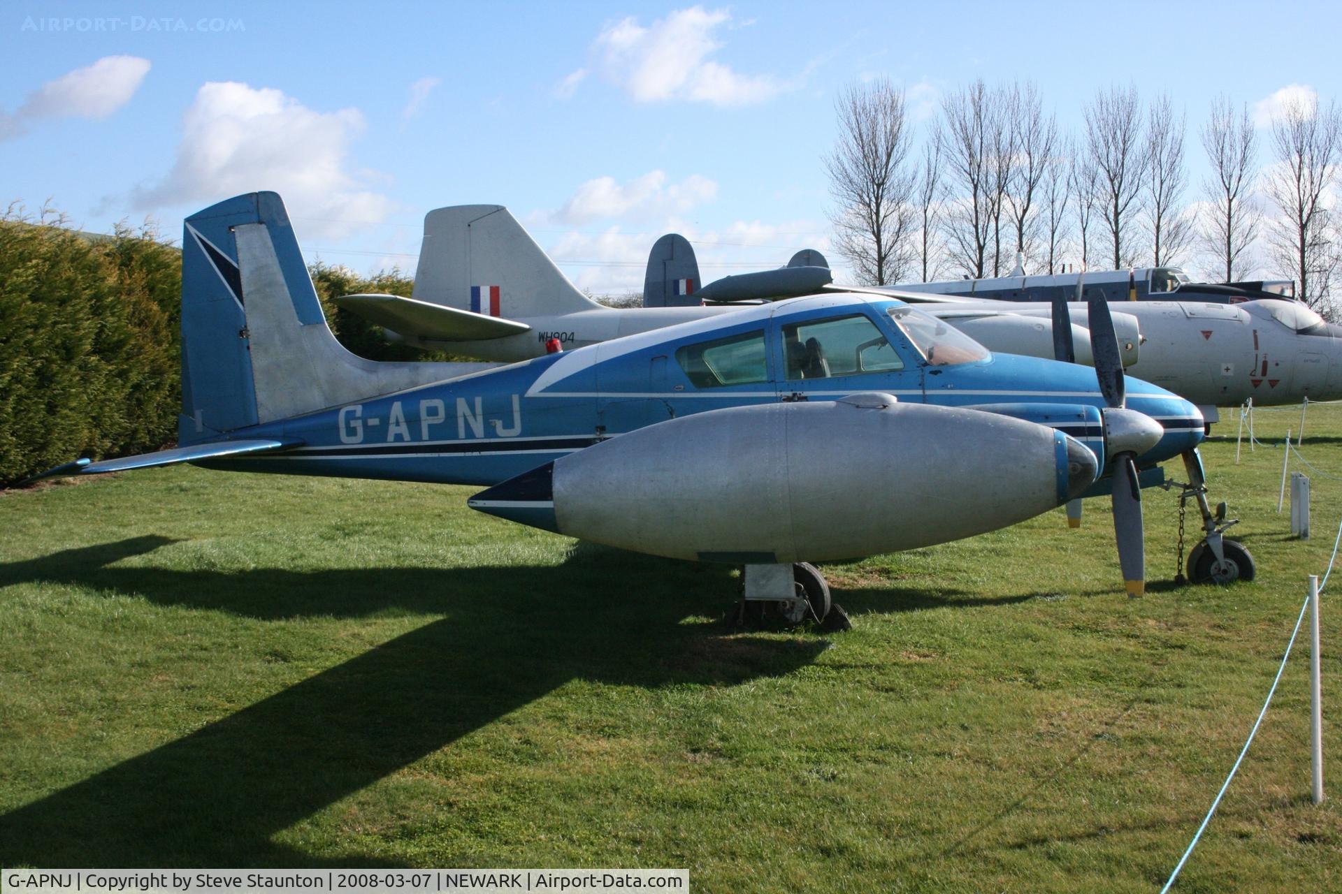 G-APNJ, Cessna 310 C/N 35335, Newark Air Museum, March 2008