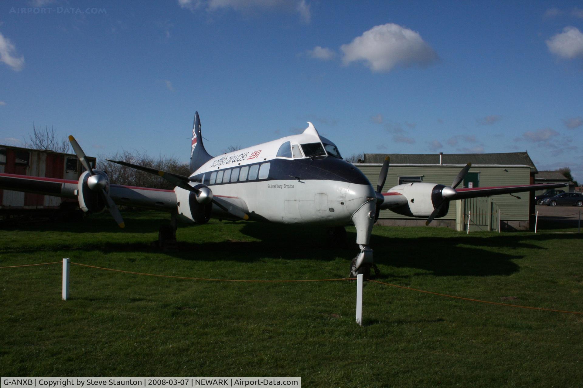 G-ANXB, De Havilland DH-114 Heron1B C/N 14048, Newark Air Museum, March 2008