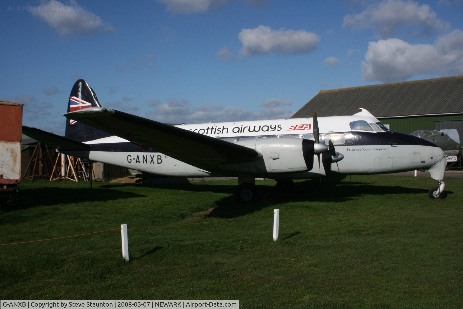 G-ANXB, De Havilland DH-114 Heron1B C/N 14048, Newark Air Museum, March 2008