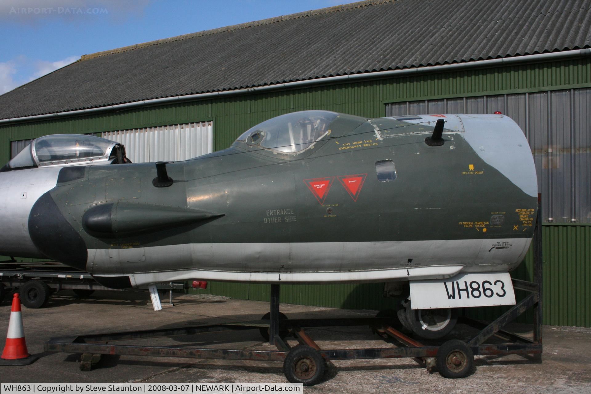 WH863, English Electric Canberra T.17 C/N SH1620, Newark Air Museum, March 2008