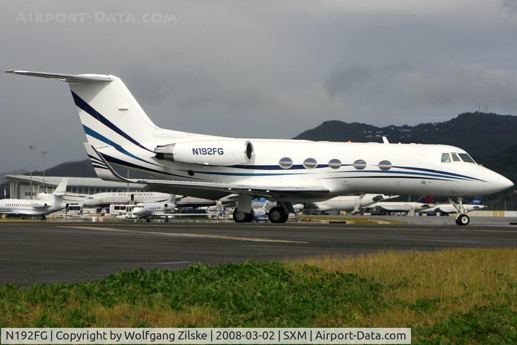 N192FG, 1993 Grumman G-1159 Gulfstream II C/N 192, visitor