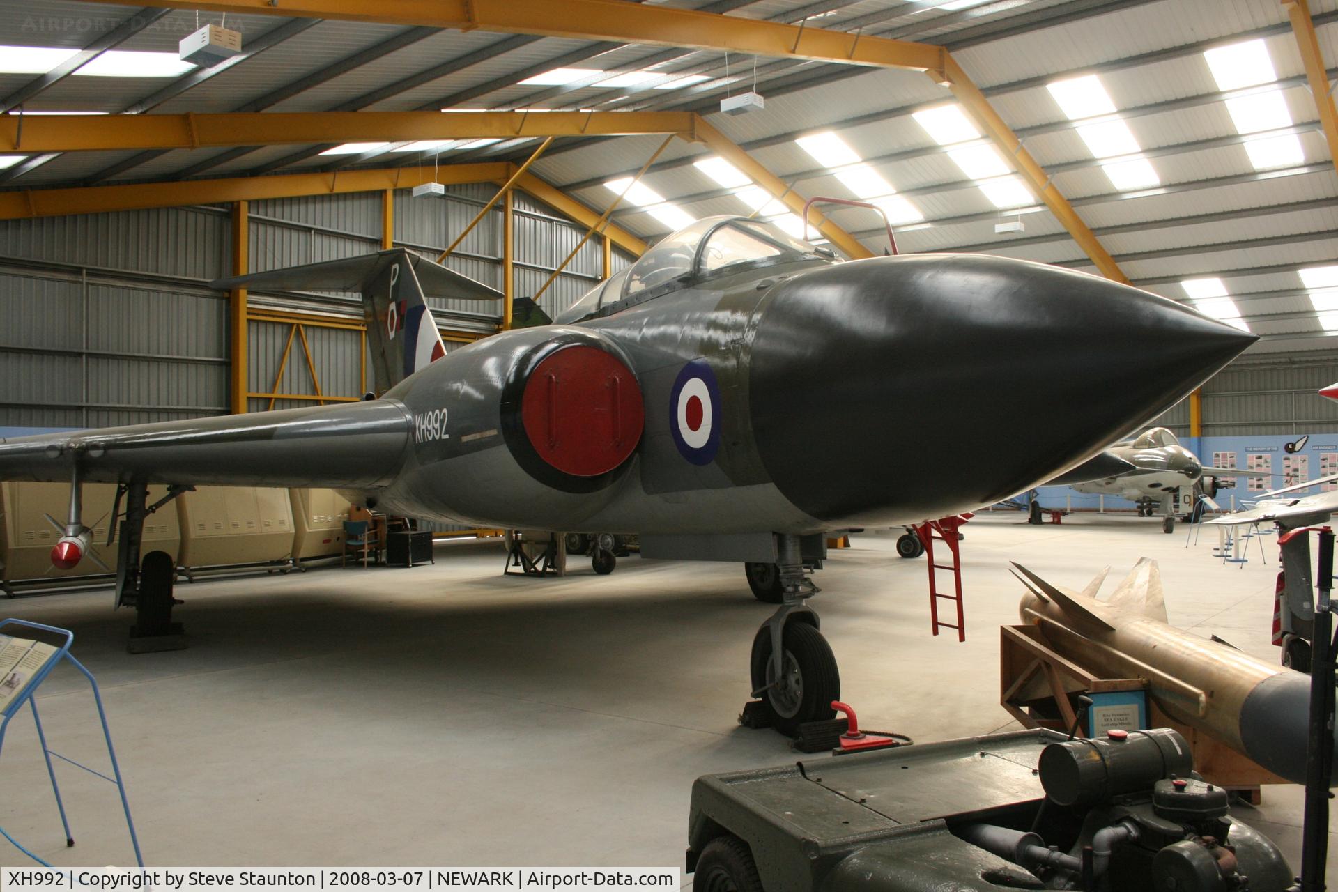 XH992, 1959 Gloster Javelin FAW.8 C/N Not found XH992, Newark Air Museum, March 2008