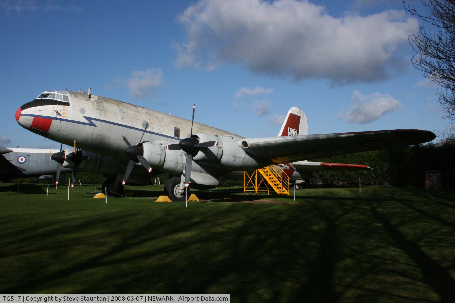 TG517, 1948 Handley Page Hastings T.5 C/N HP67/21, Newark Air Museum, March 2008