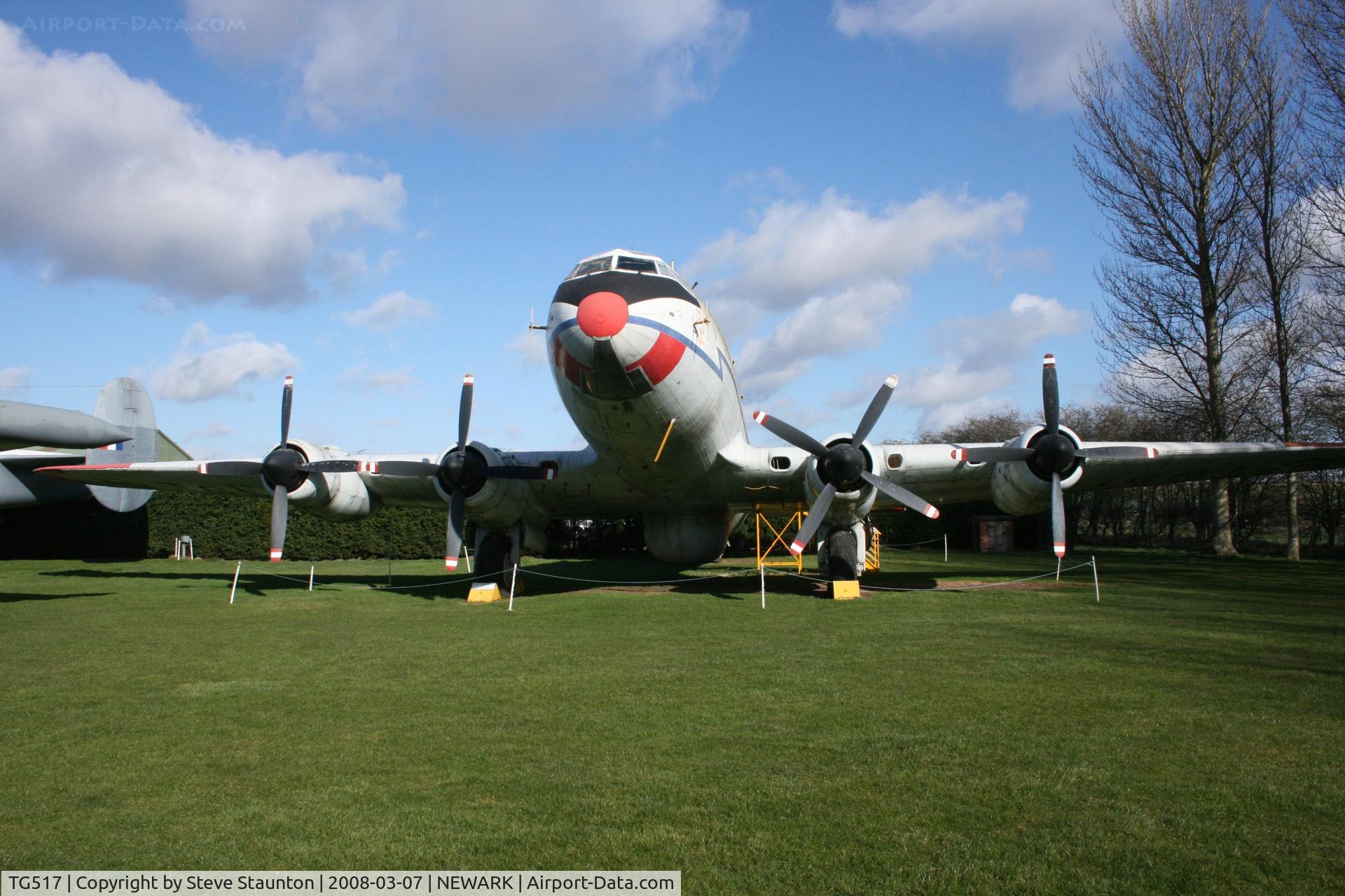 TG517, 1948 Handley Page Hastings T.5 C/N HP67/21, Newark Air Museum, March 2008