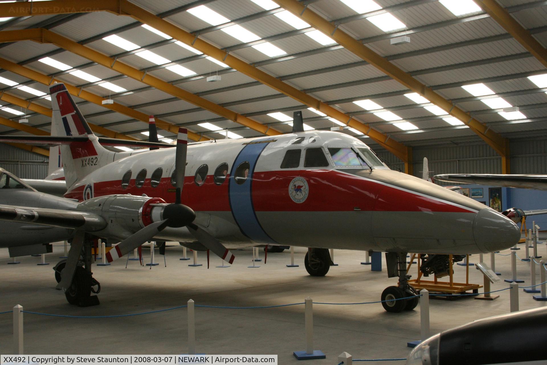 XX492, Scottish Aviation HP-137 Jetstream T.1 C/N 274, Newark Air Museum, March 2008
