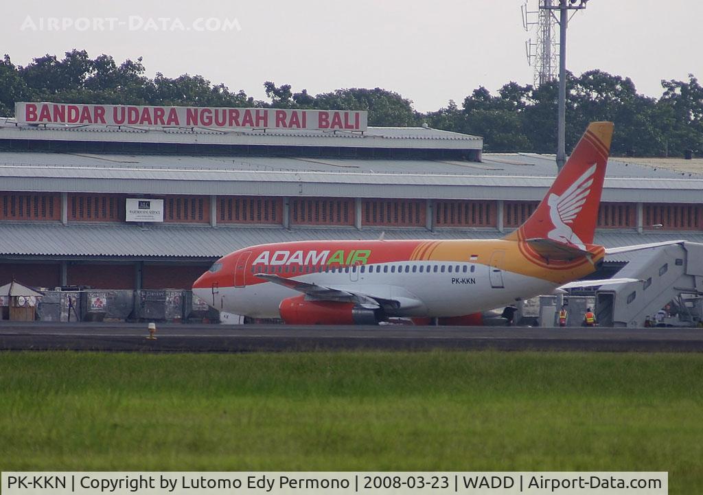 PK-KKN, 1980 Boeing 737-2U4 C/N 22161, Stay in Denpasar as NO FLY regulation from DGAC