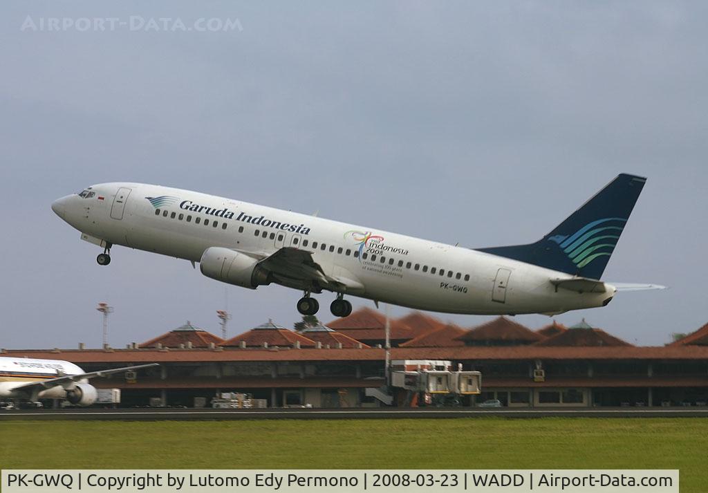 PK-GWQ, Boeing 737-4U3 C/N 25719, Garuda