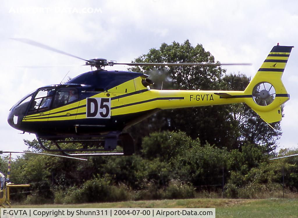 F-GVTA, Eurocopter EC-120B Colibri C/N 1258, During Magny-Cours Formula One GP 2004