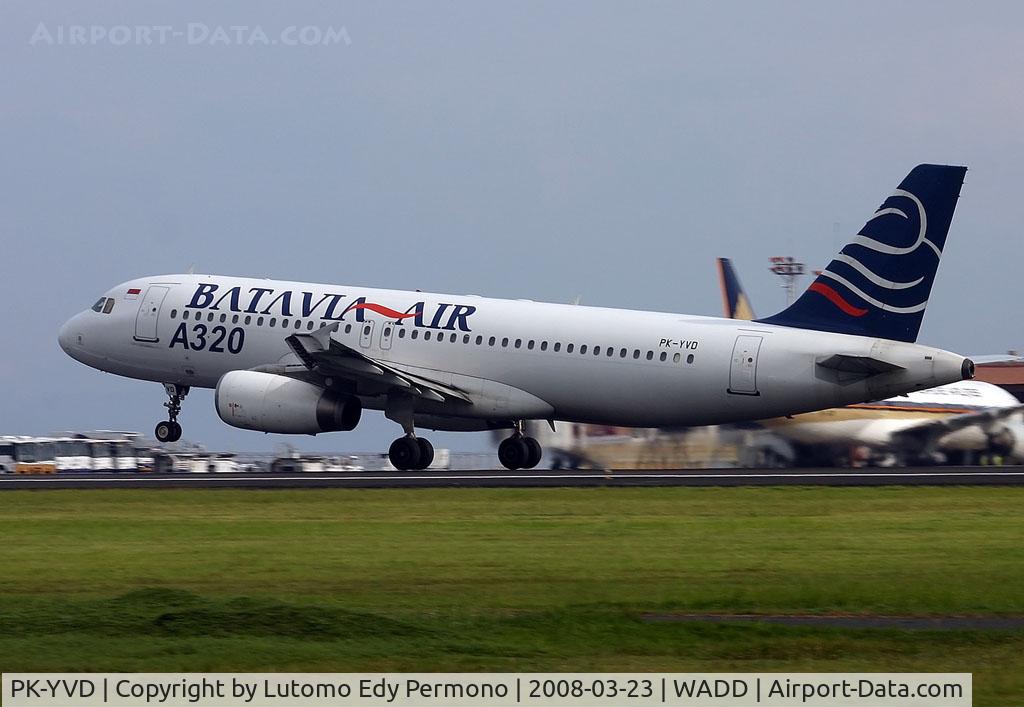PK-YVD, 1993 Airbus A320-211 C/N 449, Batavia
