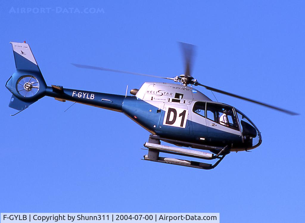 F-GYLB, 2001 Eurocopter EC-120B Colibri C/N 1340, During Magny Cours Formula One GP 2004