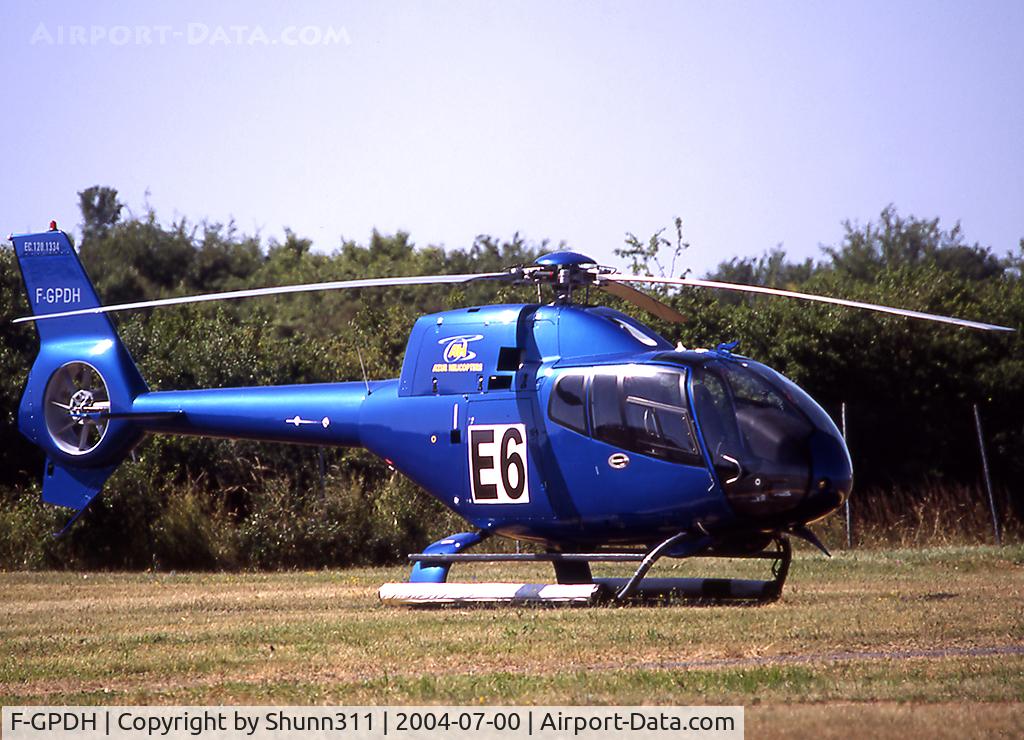 F-GPDH, 2003 Eurocopter EC-120B Colibri C/N 1334, During Magny-Cours Formula One GP 2004